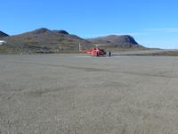 Flug mit dem Helikopter in Grönland