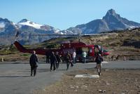 Zurück per Heli