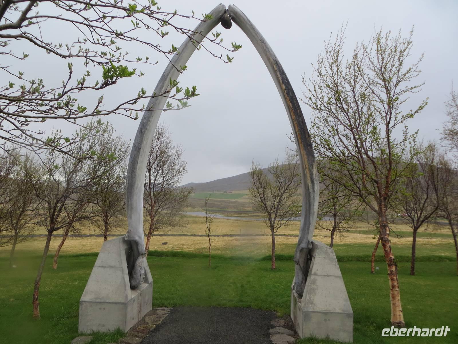 Im kleinen Botanischen Garten von Núpur