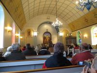 In der Kirche von Flateyrí