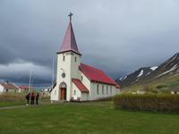 Die Kirche von Flateyrí