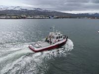 Der Lotse geht von Bord