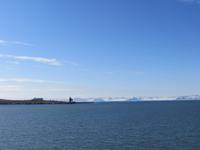 Ausfahrt aus dem Hafen von Longyearbyen