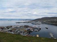 Hammerfest – Stadtpanorama vom Salem-Aussichtspunkt
