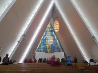 In der Eismeerkathedrale von Tromsø