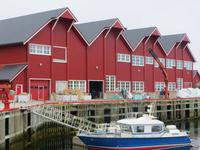 Fischereihafen auf der Lofoteninsel Vestvågøy