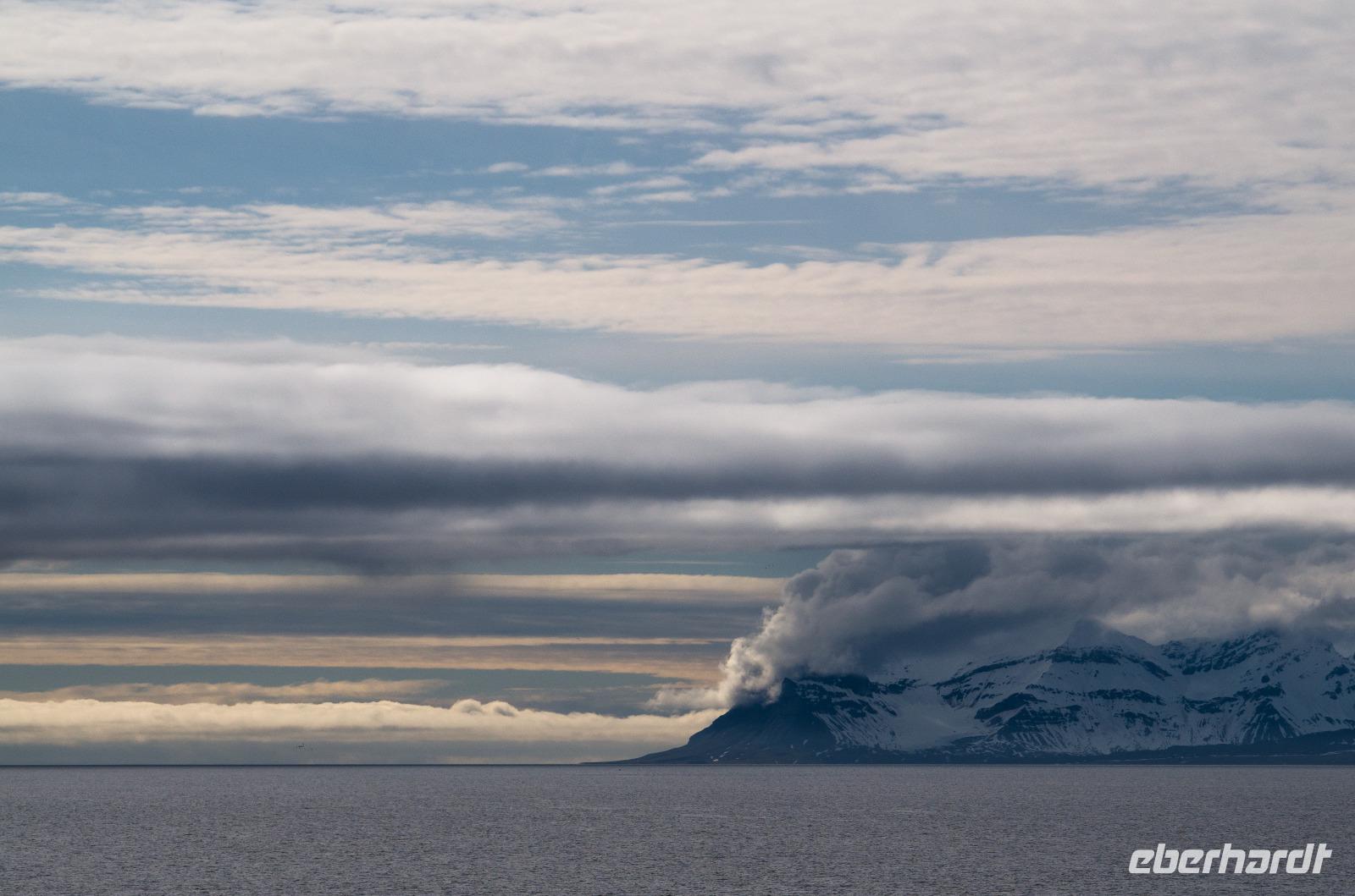 Das Ende des Isfjords auf Spitzbergen