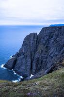 Nach Mitternacht auf dem Nordkap-Felsen