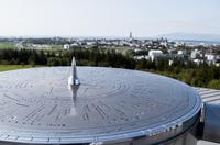 Ausblick von Perlan auf Reykjavik