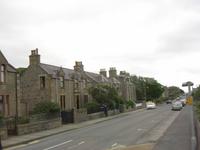 Shetlandinseln - typische Häuserzeile