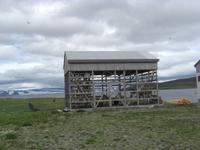 Fischtrockengestell in Isafjördur