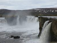 Am Godafoss – dem Götterwasserfall