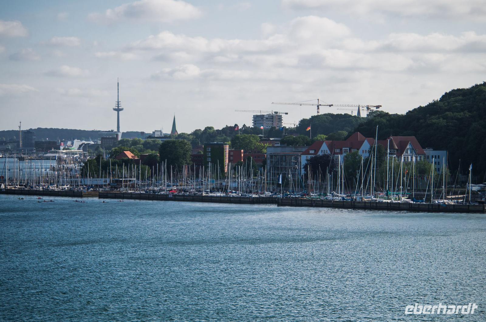Ausfahrt in Kiel
