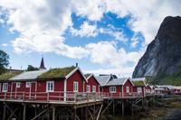 Fischerhäuser in Reine auf den Lofoten