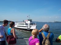 Auf dem Boot nach Liberty Island