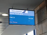 Vor dem Flug nach New York