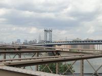 Spaziergang über die Brooklyn Bridge