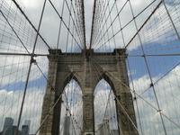 Spaziergang über die Brooklyn Bridge