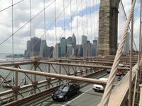 Spaziergang über die Brooklyn Bridge