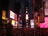 am Abend am Time Square