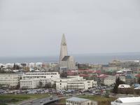 Reykjavik - Blick von der Perle auf die Hallgrimskirche