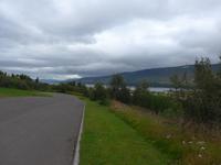 Island, Akureyri, Blick vom Hotel Kjarnalundur