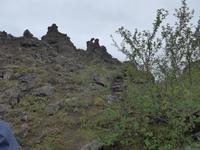Island, Myvatn, dunkle Burgen