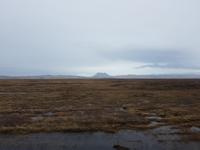 Island, Vulcan Hekla (weisse Kuppe)