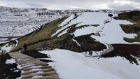 Island, Wanderung zum Krater Grabrok