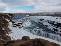 Island, Gullfoss Wasserfall