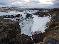 Island, Gullfoss Wasserfall