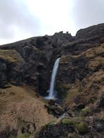 Island, Süden, Wasserfall beim Fosshotel Glacier Lagoon