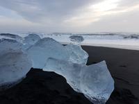 Island, Süden, Strand bei der Gletscherlagune