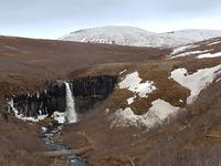 Island, Süden, Wanderung zum Svartifoss Wasserfall