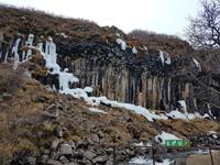 Island, Süden, Wanderung zum Svartifoss Wasserfall
