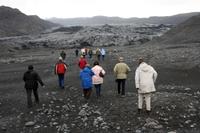 Auf dem Weg zum Sólheimajökull-Gletscher