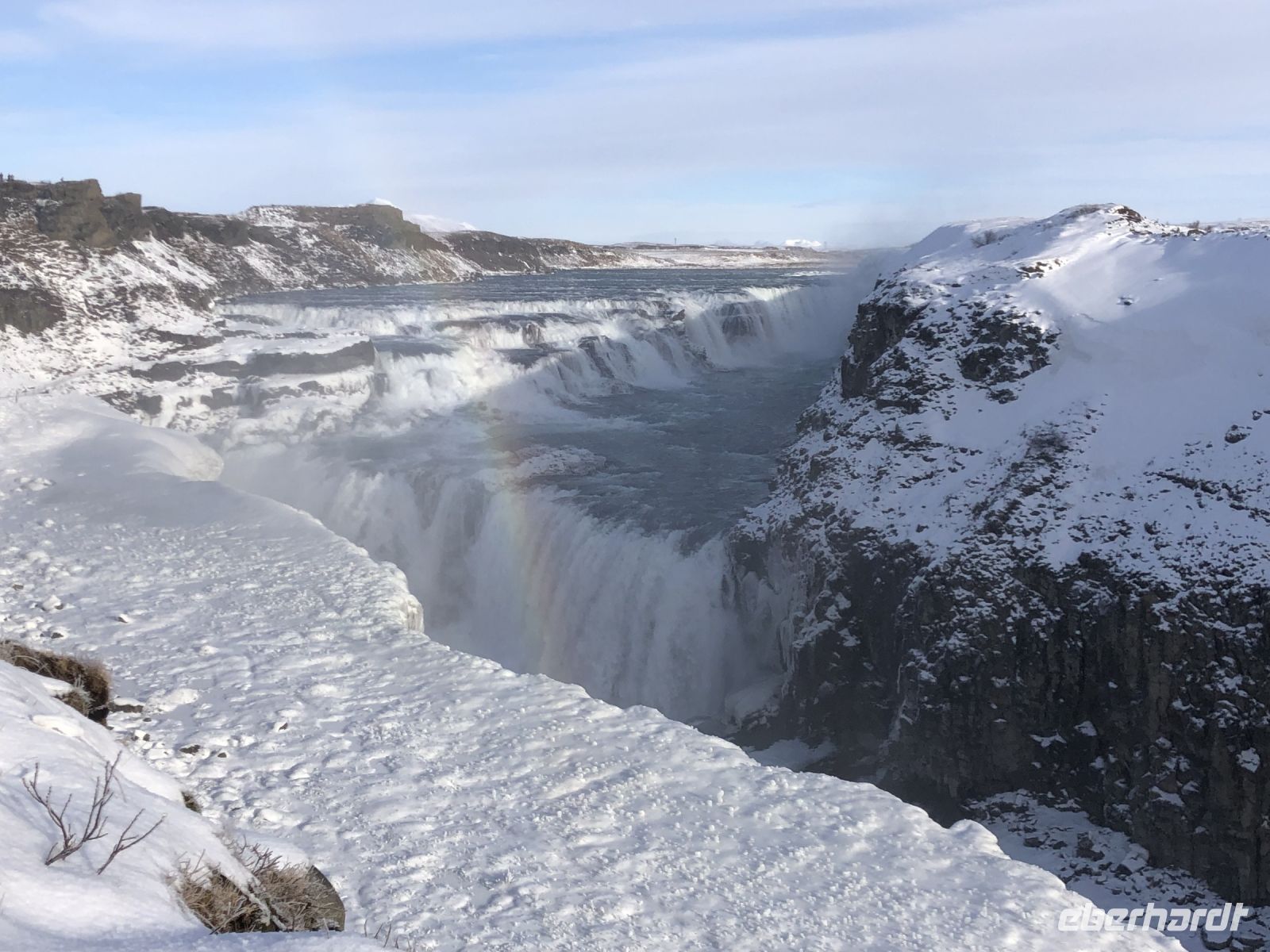 Goldener Wasserfall Gullfoss (1)