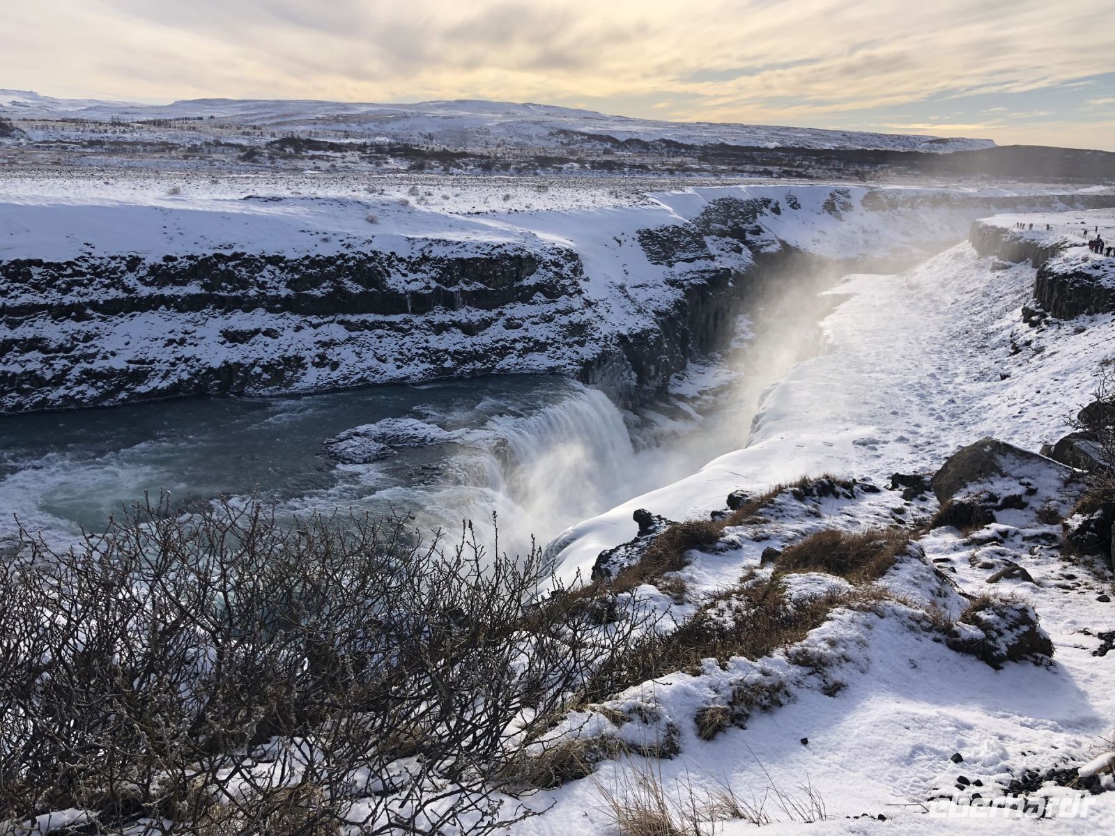 Goldener Wasserfall Gullfoss (3)