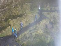 Durchquerung des Skógafoss