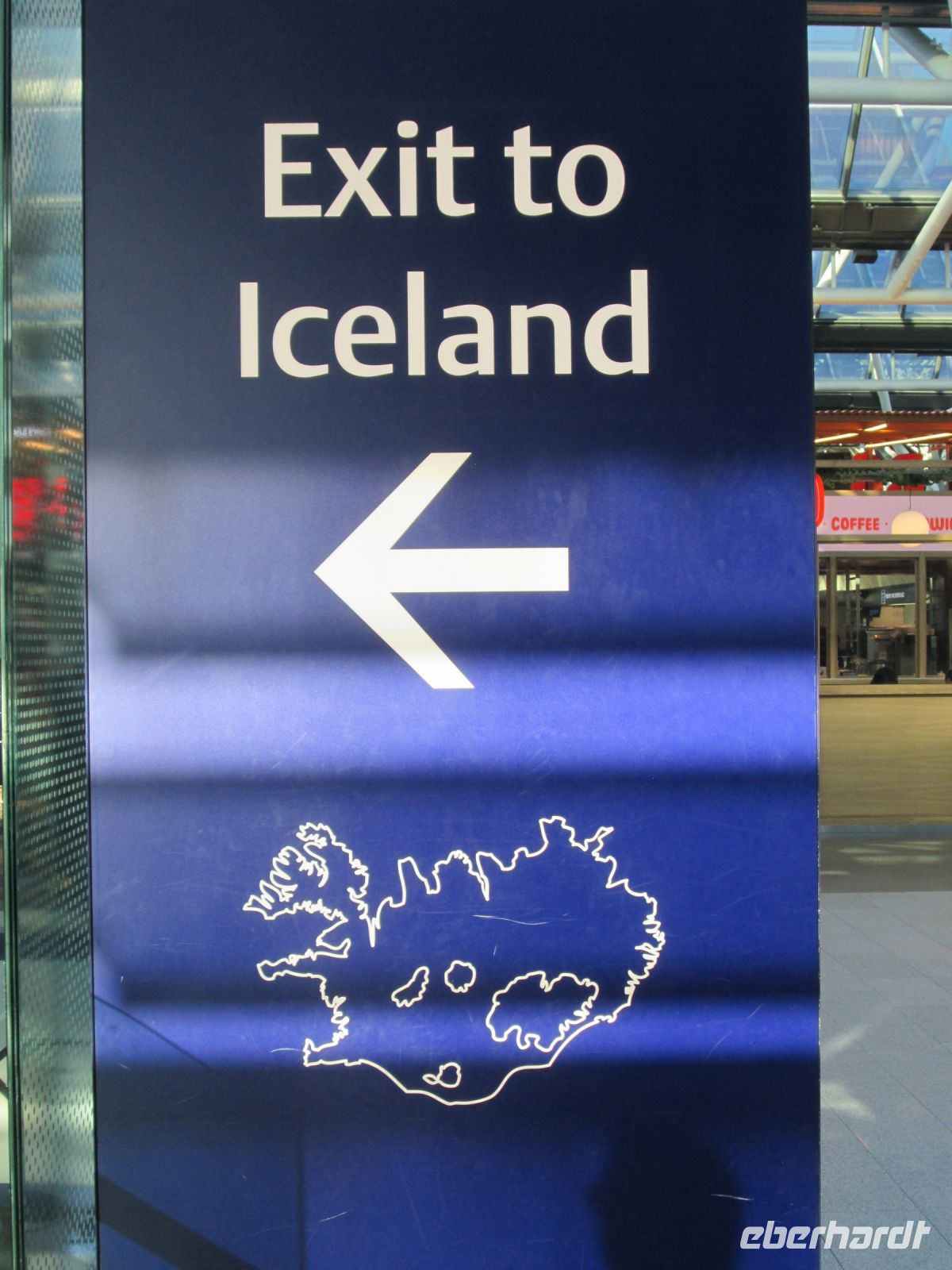 Willkommen auf dem Leifur Eriksson Flughafen in Reykjavik