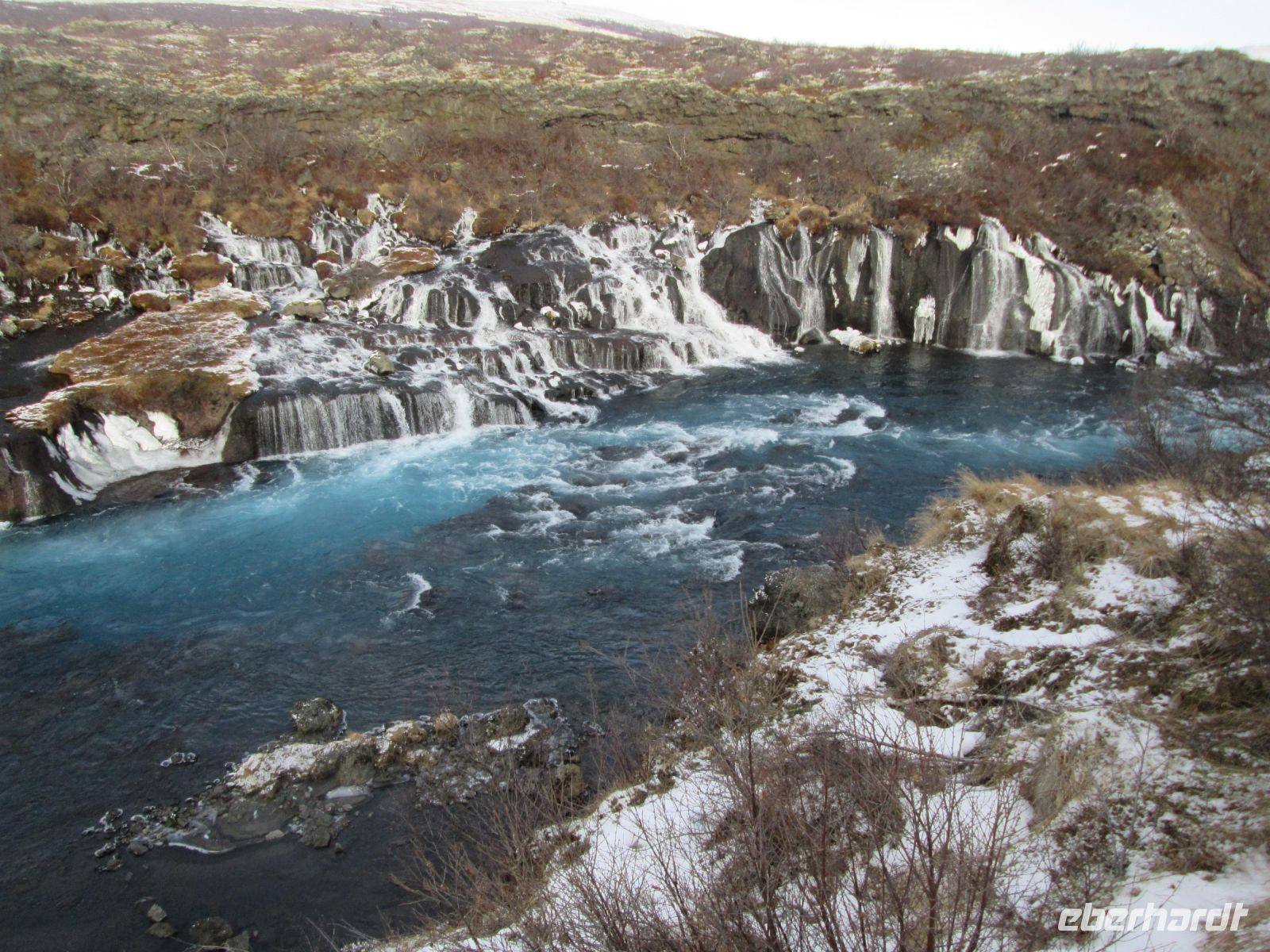 Hraunwasserfälle