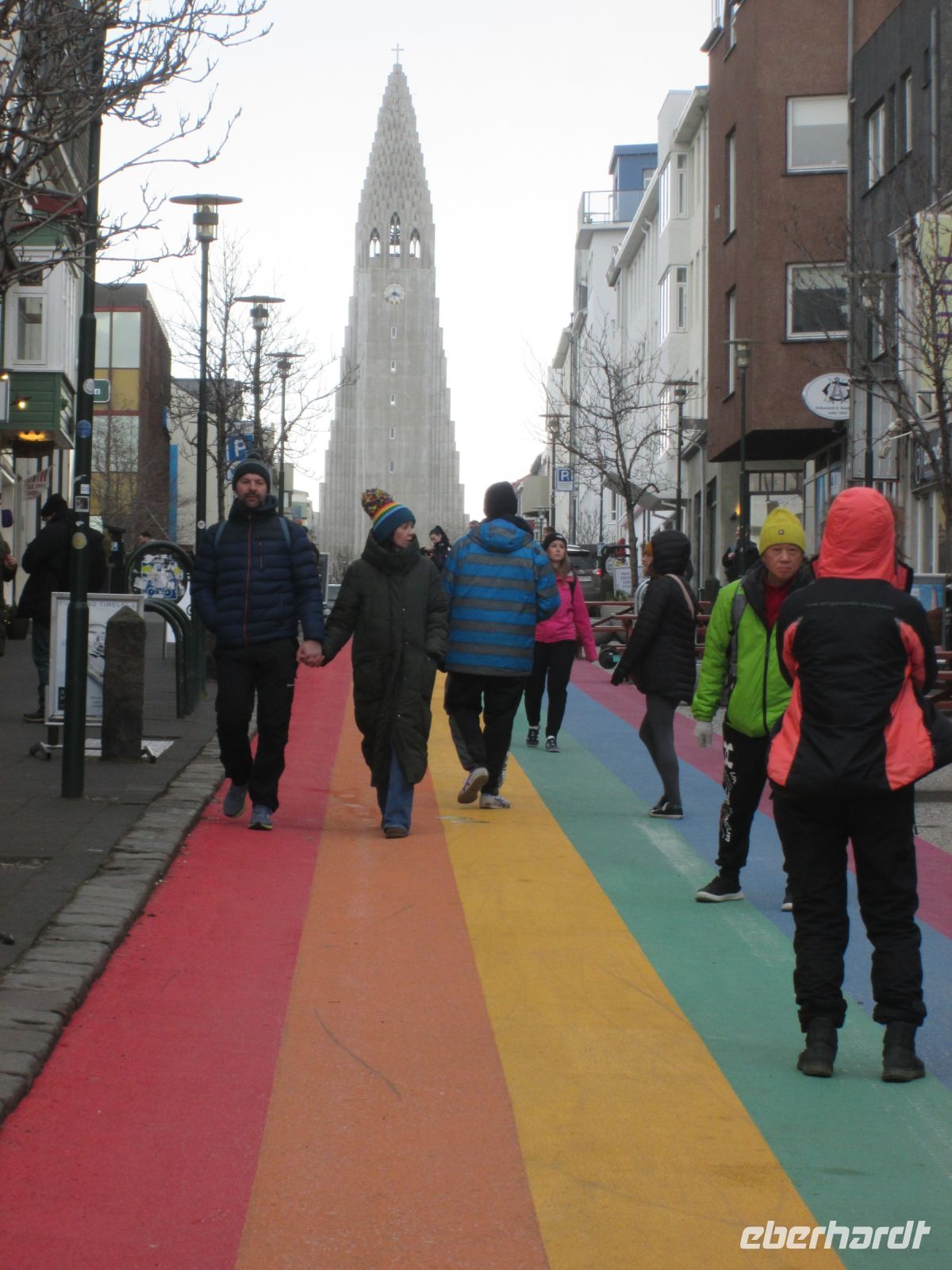 Reykjavik: Regenbogenstraße und Hallgrimskirche