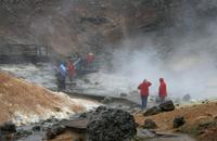 Spaziergang an den Geothermalquellen