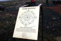 Kunstwerk in der Lava-Wüste