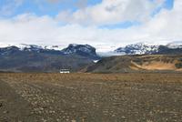 Gebirgskette in Südisland