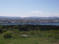 Blick von der Perlan auf ReykjavÃ­k