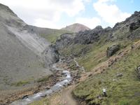 Wanderung im Hochland Landmannalaugar