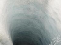 Blick in Gletschermühle