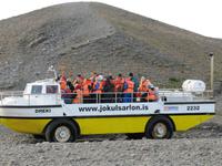 auf zur Bootsfahrt auf Gletscherlagune