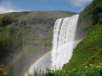 Wasserfall Skógafoss